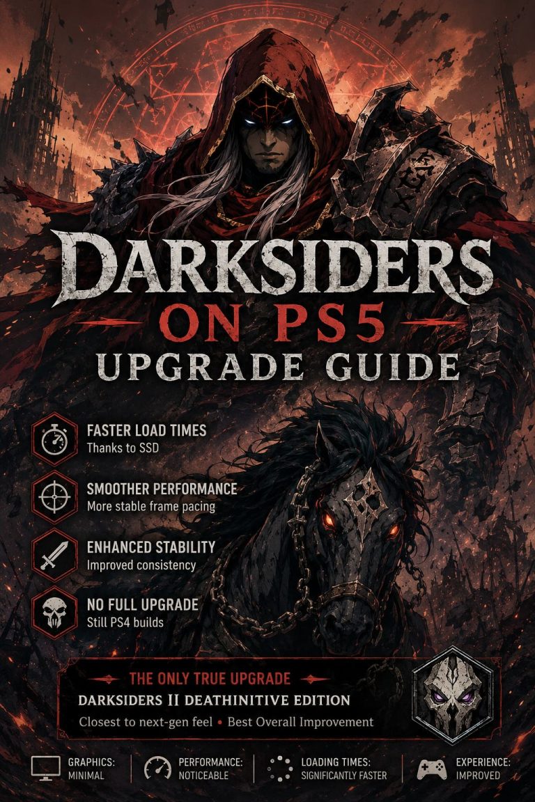 Darksiders on PS5 Upgrade Guide Darksiders on PS5 Upgrade Guide