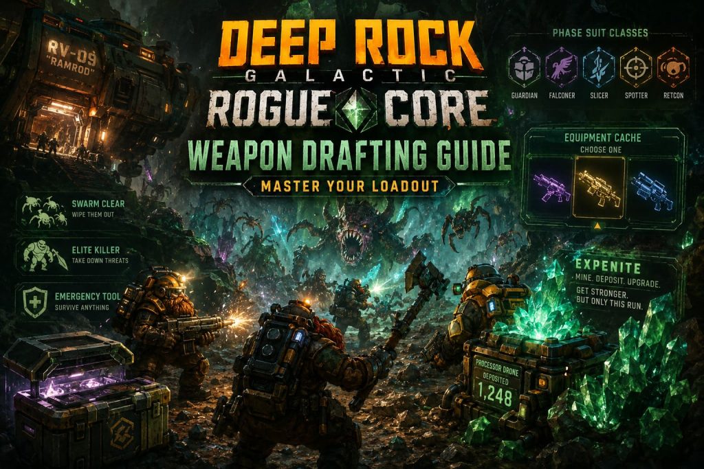 Smart Rocks Weapon Deep Rock Galactic Rogue Core Weapon Drafting Guide: Master Your ...