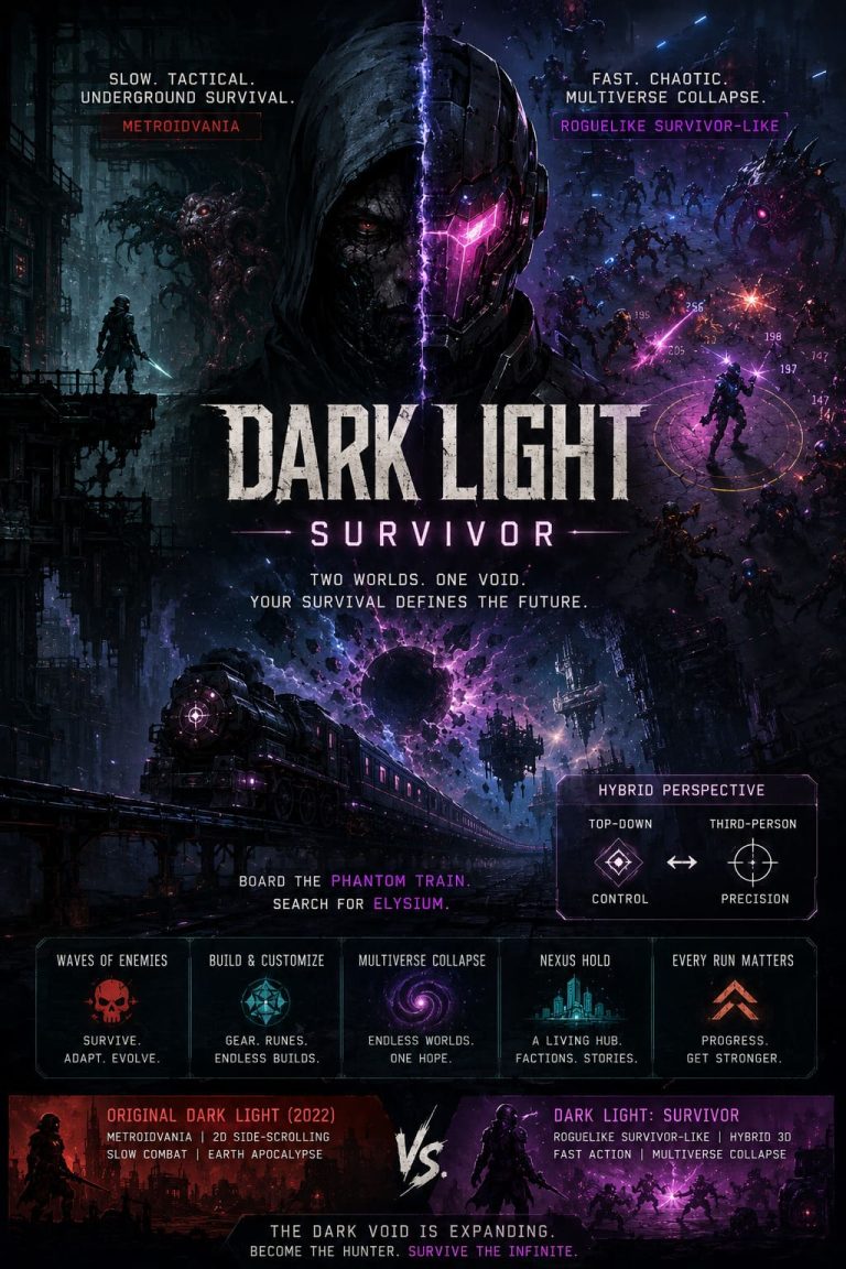 Evolution of Chaos: Dark Light: Survivor vs. the Original Dark Light