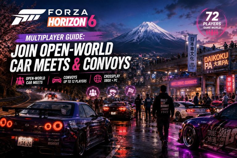 Forza Horizon 6 Multiplayer Guide: How to Join Open-World Car Meets and Convoys