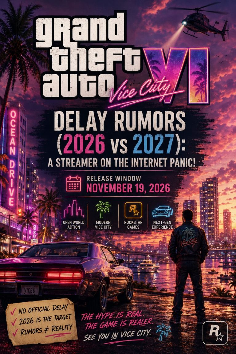 GTA 6 Delay Rumors (2026 vs 2027): A Streamer on the Internet Panic!