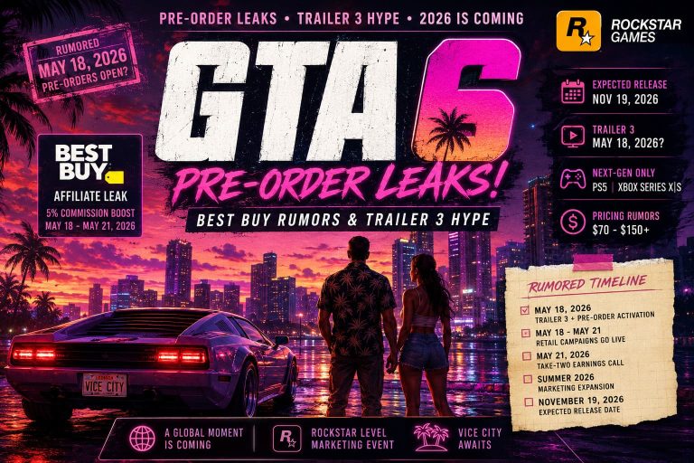 GTA 6 Pre-Order Leaks: Best Buy Rumors and Trailer 3 Hype!
