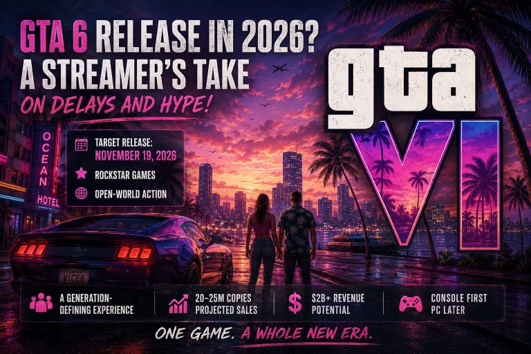 GTA 6 Release in 2026? A Streamer’s Take on Delays and Hype!