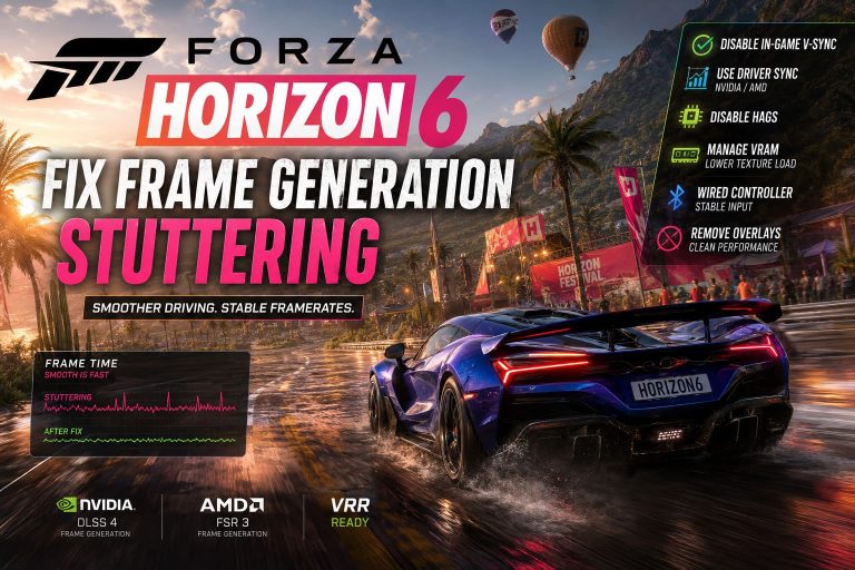 How to Fix Forza Horizon 6 Frame Generation Stuttering on PC (2026 Updated)