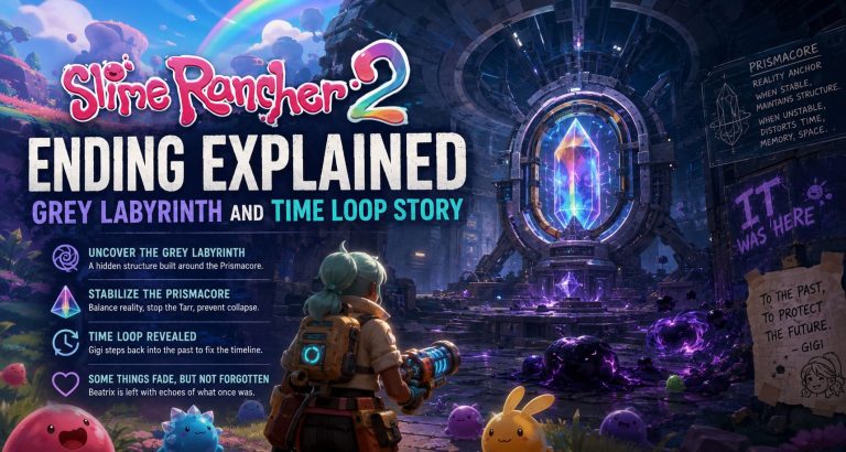 Slime Rancher 2 Ending Explained: Grey Labyrinth and Time Loop Story