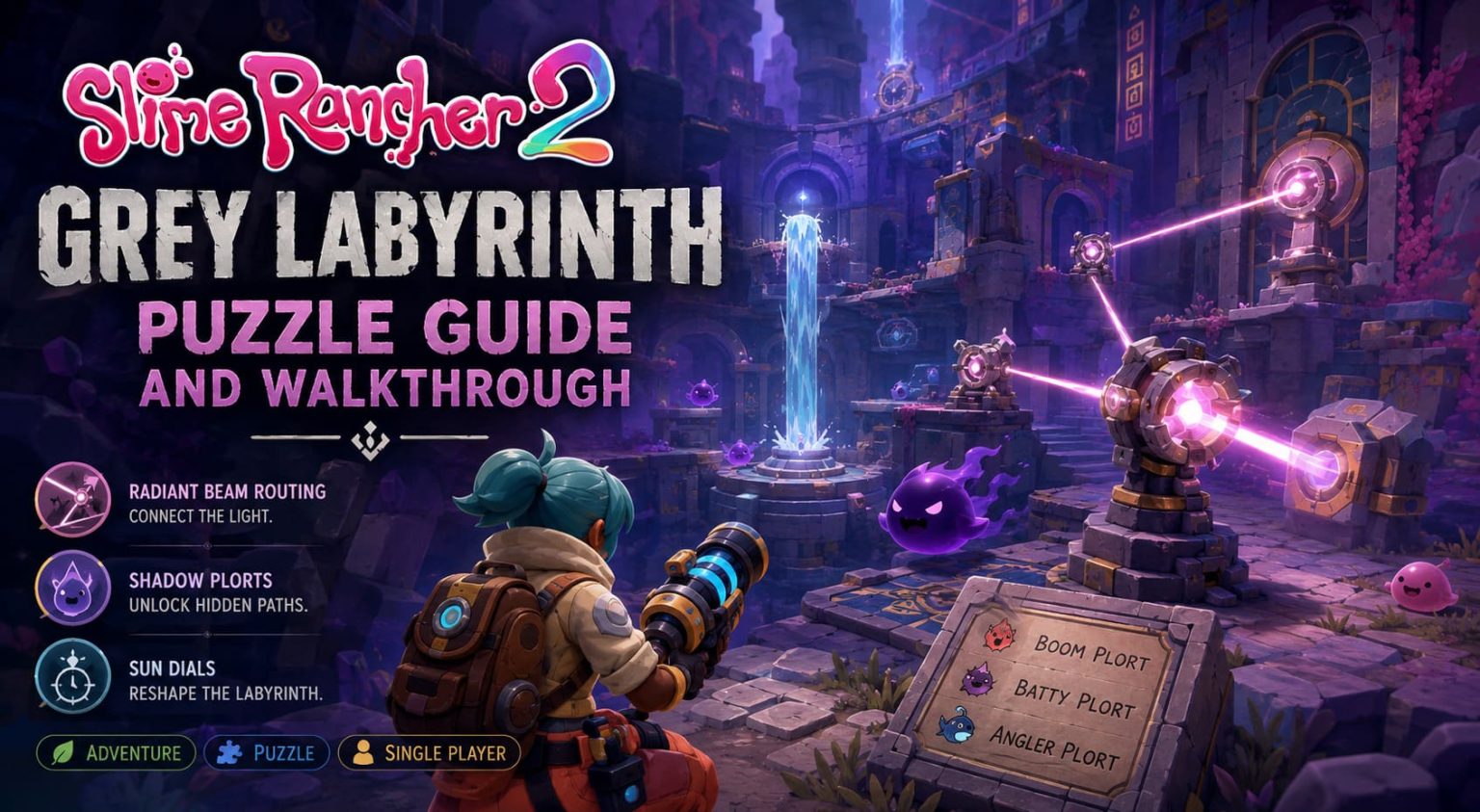 Slime Rancher 2 Grey Labyrinth Puzzle Guide and Walkthrough • 2UpSkill