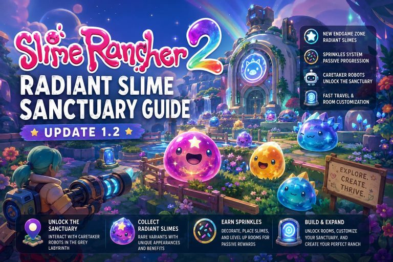 Slime Rancher 2 Radiant Slime Sanctuary Guide (Update 1.2)