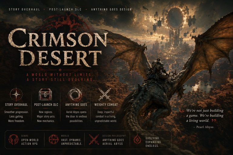 Crimson Desert Story Overhaul: Pearl Abyss Reveals Major Post-Launch DLC Plans and ‘Anything Goes’ Design Philosophy