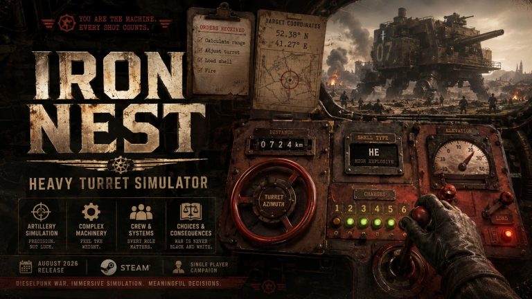 Iron Nest: Heavy Turret Simulator Might Be the Most Refreshing Indie War Game of 2026