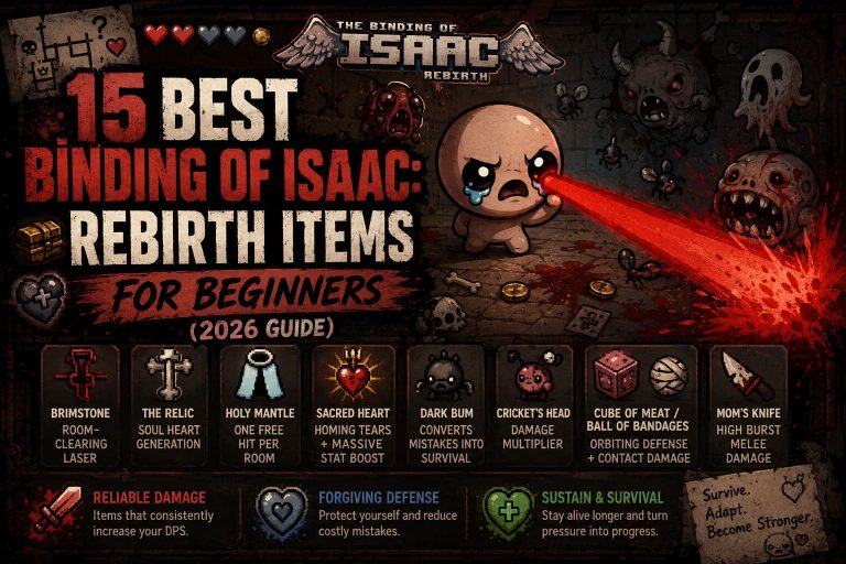 15 Best Binding of Isaac: Rebirth Items for Beginners (2026 Guide)