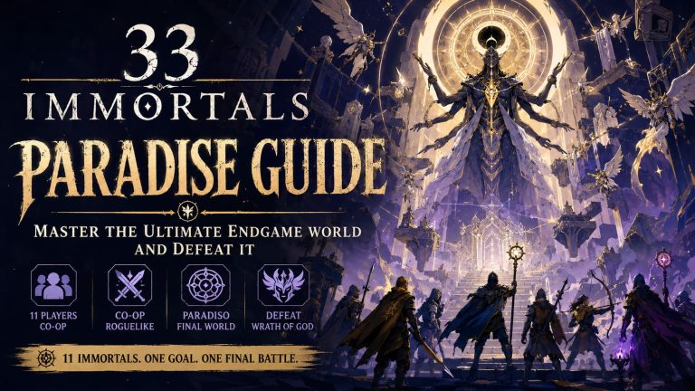 33 Immortals Paradise Guide: Master the Ultimate Endgame World and Defeat It