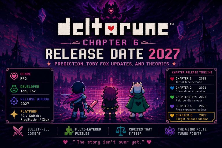 Deltarune Chapter 6 Release Date 2027: Prediction, Toby Fox Updates, and Theories