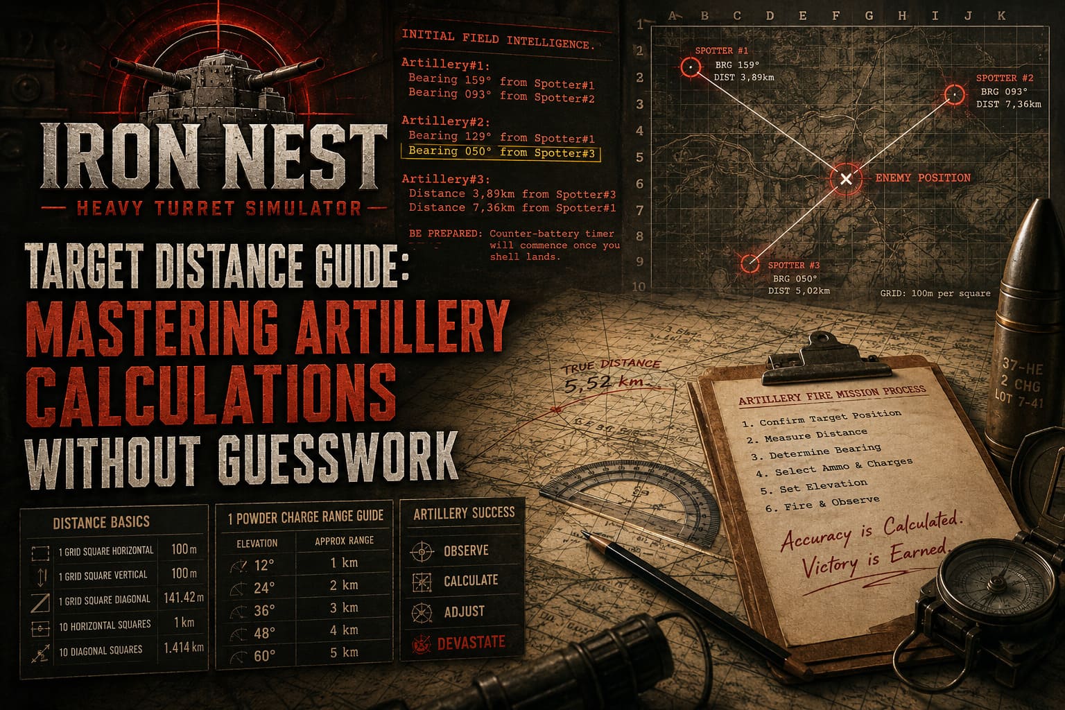 Iron Nest Target Distance Guide: Mastering Artillery Calculations ...