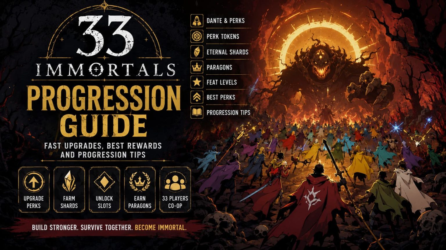 Fast Upgrades 33 Immortals Progression Guide: Fast Upgrades, Best Rewards and ...