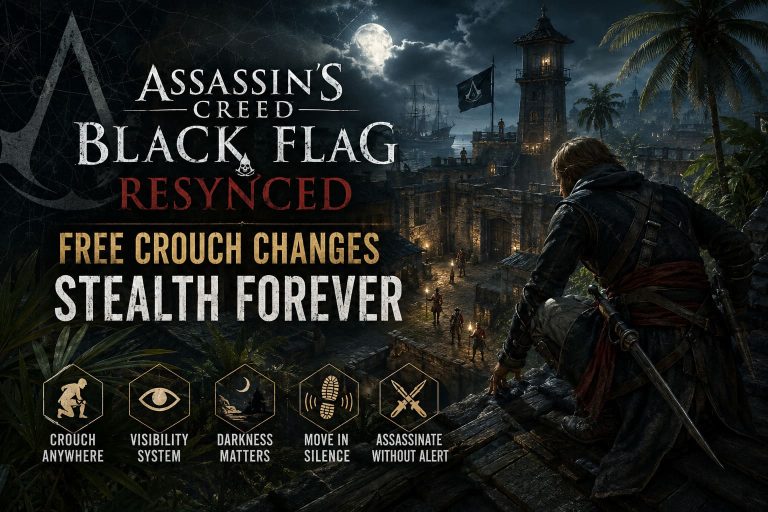 Assassin’s Creed Black Flag Resynced: How to Crouch Anywhere and Master Stealth