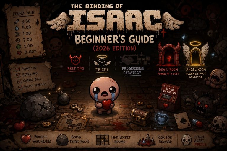Binding of Isaac Beginner’s Guide (2026 Edition): Best Tips, Tricks, and Progression Strategy