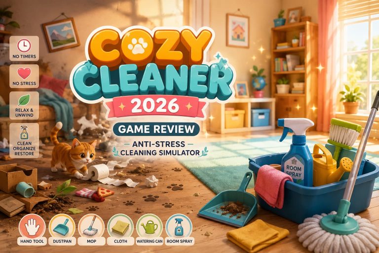 Cozy Cleaner 2026 Game Review: Anti-Stress Cleaning Simulator?