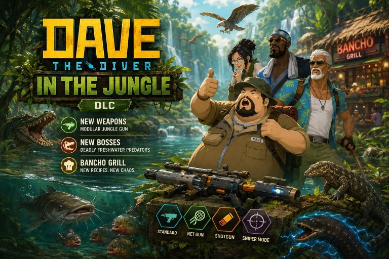 Dave the Diver In the Jungle DLC Gameplay Guide: New Weapons, Bosses, and Bancho Grill Tips