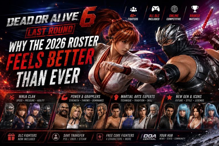 Dead or Alive 6 Last Round Character Roster: 2026 Guide to All Fighters and DLC