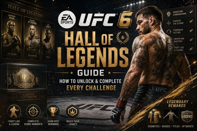 EA Sports UFC 6 Hall of Legends Guide: How to Unlock and Complete Every Challenge