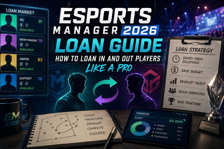 Esports Manager 2026 Loan Guide: How to Loan In and Out Players Like a Pro