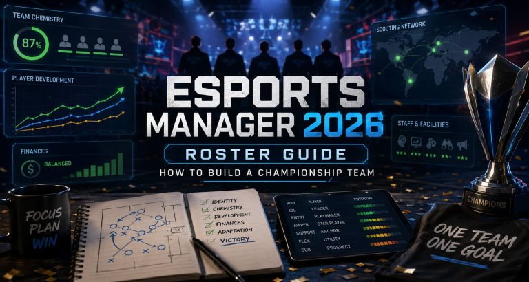 Esports Manager 2026 Roster Guide: How to Build a Championship Team Esports Manager 2026 Roster Guide: How to Build a Championship Team
