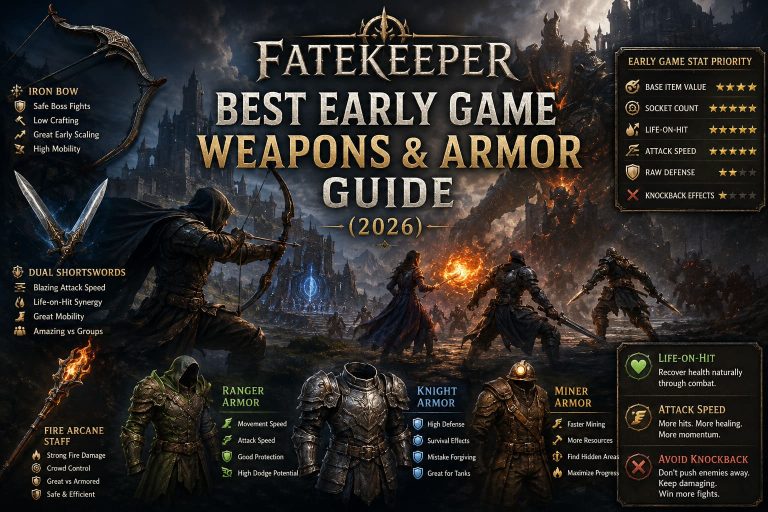 Fatekeeper Best Early Game Weapons and Armor Guide (2026)