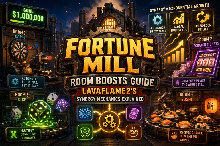 Fortune Mill Room Boosts Guide: Lavaflame2’s Synergy Mechanics Explained