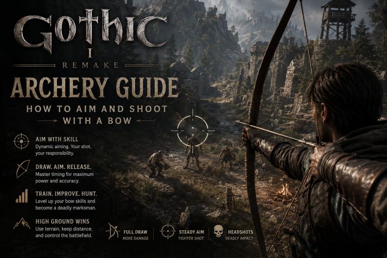 Gothic 1 Remake Archery Guide: How to Aim and Shoot with a Bow Gothic 1 Remake Archery Guide: How to Aim and Shoot with a Bow