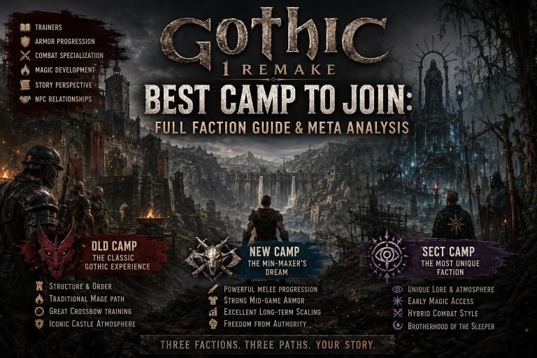 Gothic 1 Remake Best Camp to Join: Full Faction Guide & Meta Analysis Gothic 1 Remake Best Camp to Join: Full Faction Guide & Meta Analysis