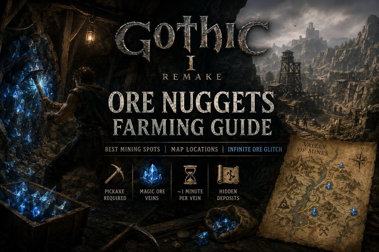 Gothic 1 Remake Ore Nuggets Farming Guide: Best Mining Spots, Map Locations, and Infinite Ore Glitch