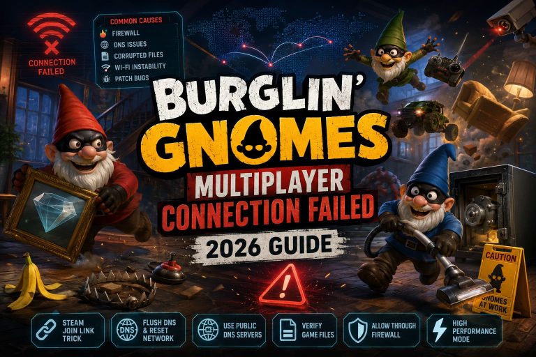 How to Fix Burglin Gnomes Multiplayer Connection Failed Error (2026 Guide)