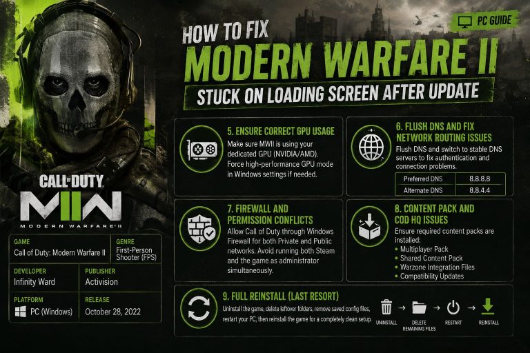 Mw2 Tech Loading Screen How to Fix Call of Duty: Modern Warfare II Stuck on Loading Screen ...