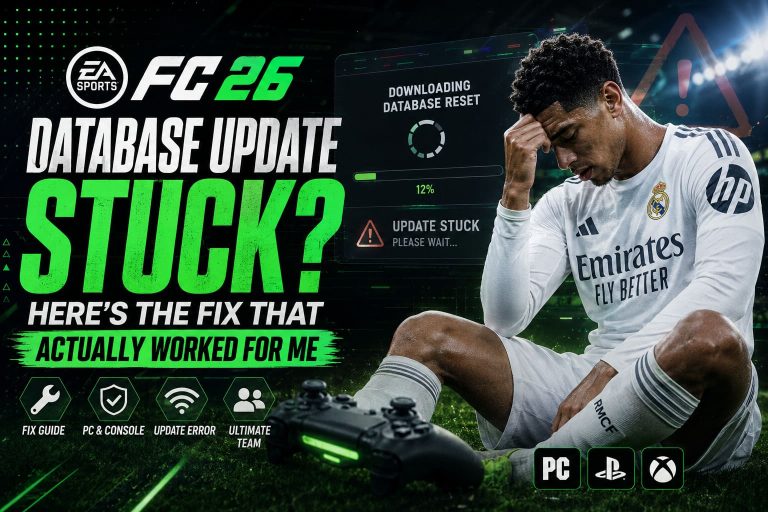 How to Fix EA FC 26 Update Stuck on Downloading Database Reset Bug