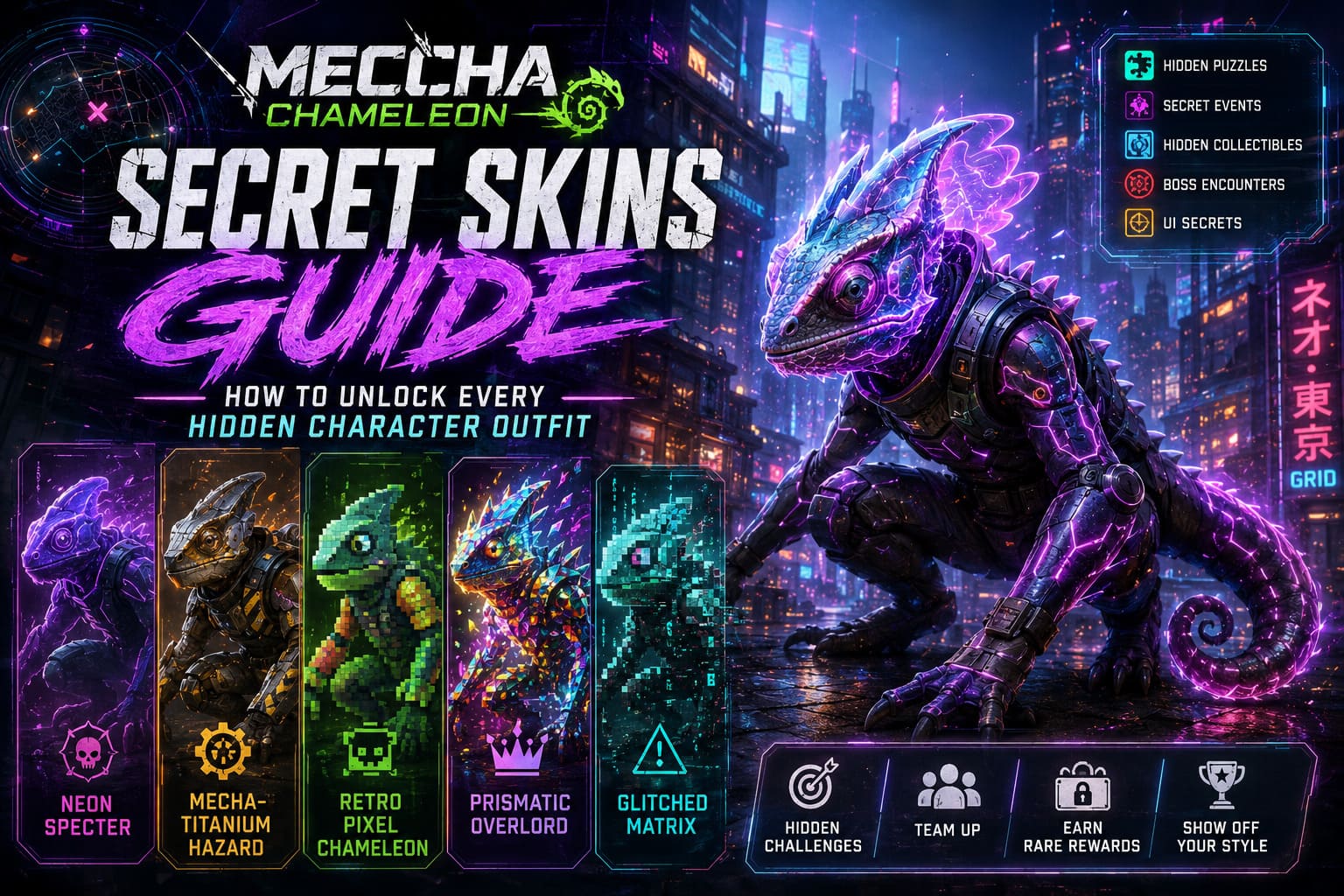 Meccha Chameleon Secret Skins Guide: How to Unlock Every Hidden ...
