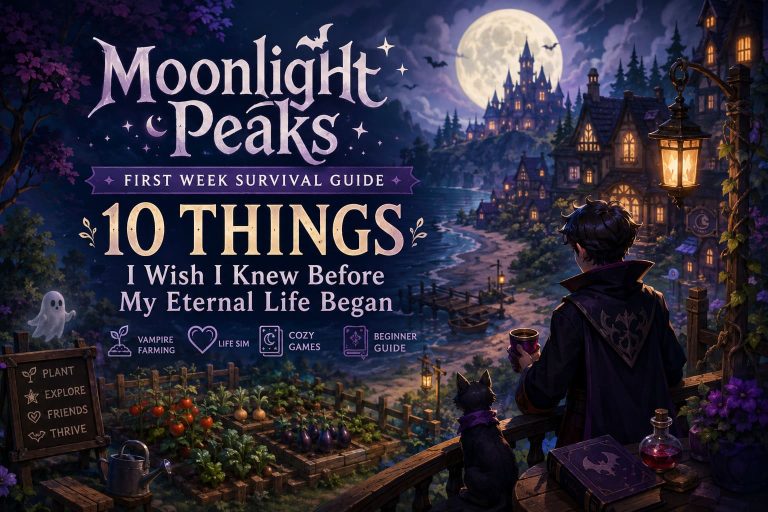 Moonlight Peaks First Week Survival Guide: 10 Things I Wish I Knew Before My Eternal Life Began