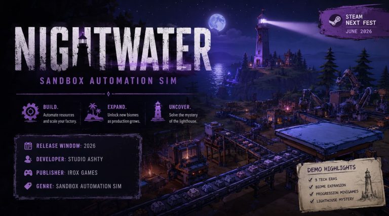 Nightwater Demo Gameplay Breakdown – A Deep Dive Into the Most Promising Indie Sandbox Automation Sim of 2026