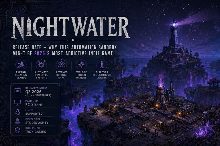 Nightwater Release Date – Why This Automation Sandbox Might Be 2026’s Most Addictive Indie Game