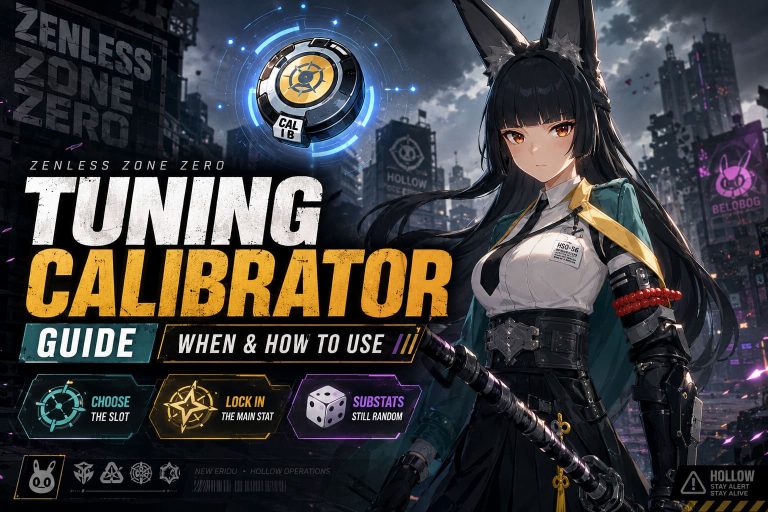 Zenless Zone Zero: Tuning Calibrator Guide (When & How to Use)