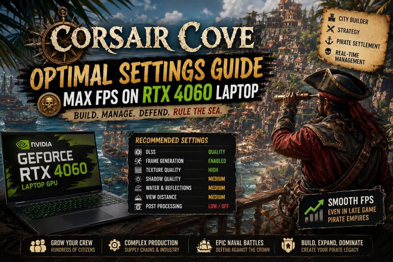 Corsair Cove Optimal Settings Guide: Max FPS on RTX 4060 Laptop