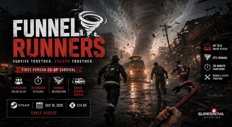 Funnel Runners Release Date: Steam Launch, Gameplay, and Co-op Details