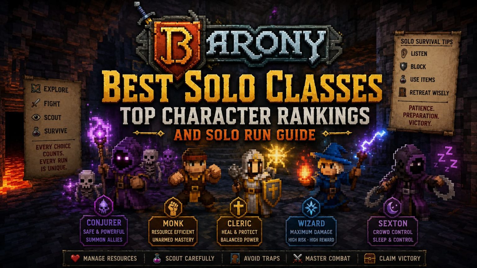 Barony Best Solo Classes: Top Character Rankings and Solo Run Guide ...