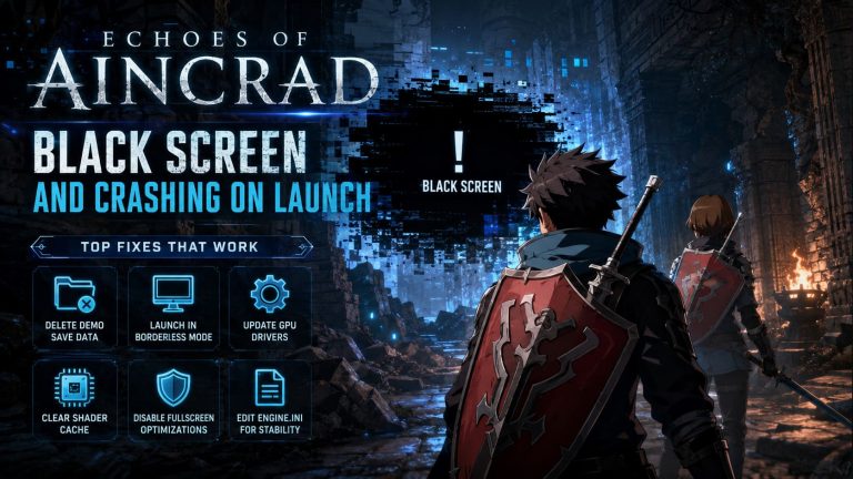 How to Fix Echoes of Aincrad Black Screen and Crashing on Launch