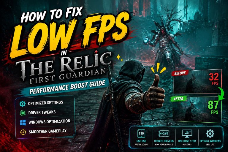How to Fix Low FPS in The Relic: First Guardian – Performance Boost Guide