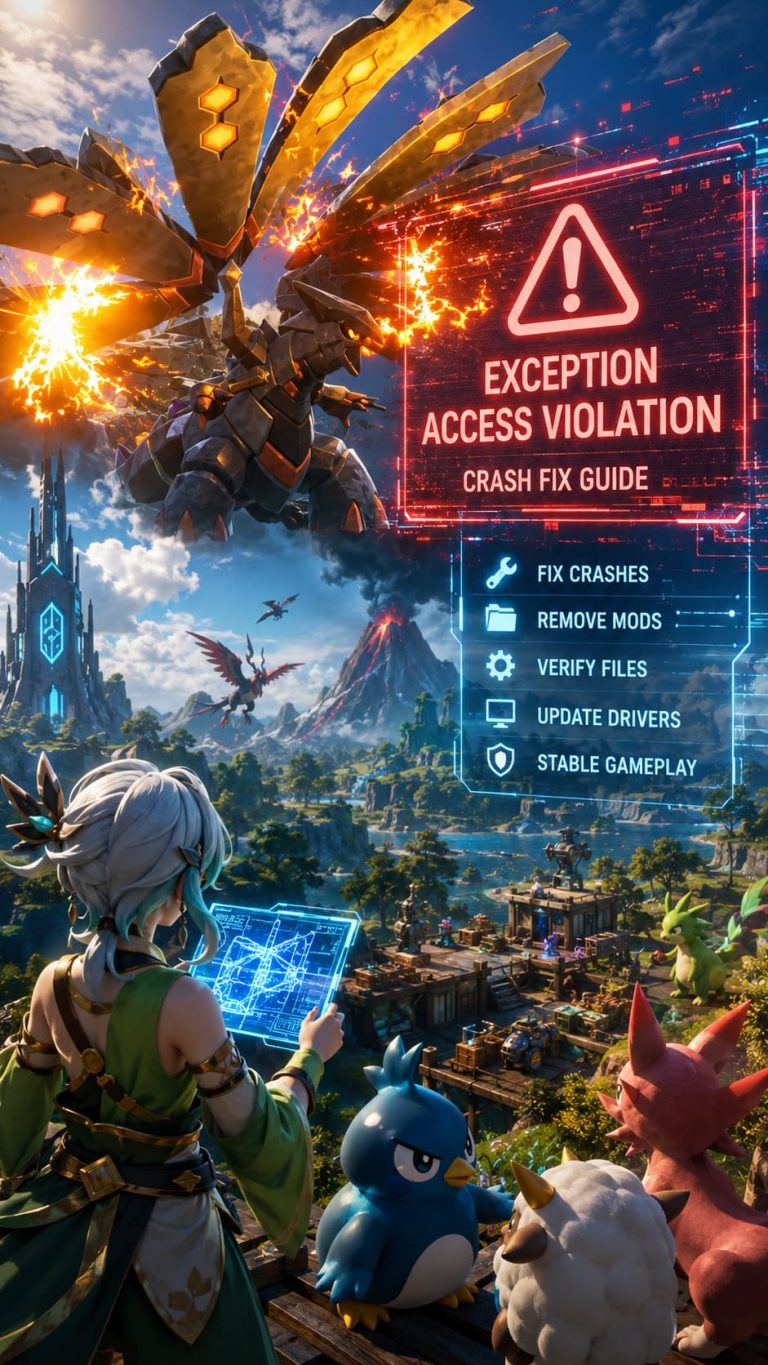 How to Fix Palworld Unhandled Exception EXCEPTION_ACCESS_VIOLATION Crash