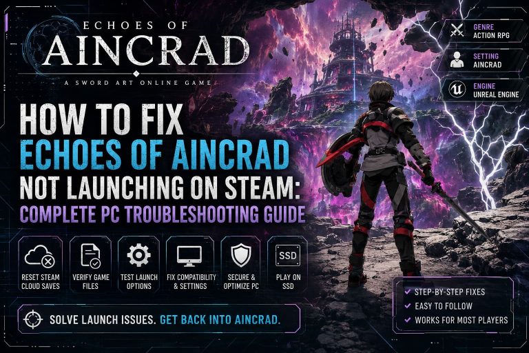 How to Fix Echoes of Aincrad Not Launching on Steam: Complete PC Troubleshooting Guide