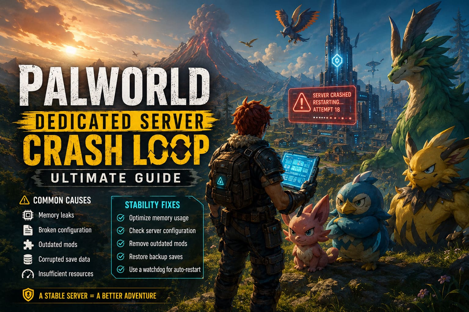 How to Fix Palworld Dedicated Server Crash Loop: Ultimate Guide • 2UpSkill