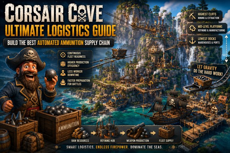 Corsair Cove Ultimate Logistics Guide: Best Automated Ammunition Supply Chain Corsair Cove Ultimate Logistics Guide: Best Automated Ammunition Supply Chain