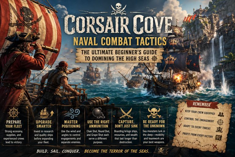 Corsair Cove Naval Combat Tactics: The Ultimate Beginner’s Guide to Domining the High Seas