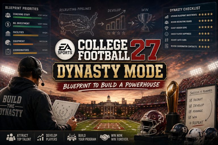 EA Sports College Football 27 Dynasty Mode Guide: Blueprint to Build a Powerhouse